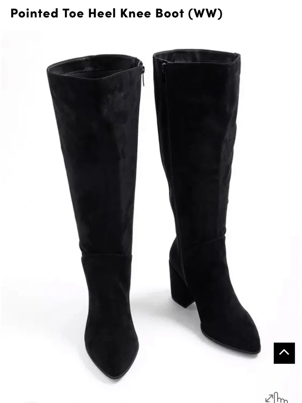NWT/NIB extra wide calf Torrid Black Pointed Toe Over-the-Knee Block Heel Boots